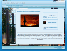 Tablet Screenshot of delrioranchhoa.com